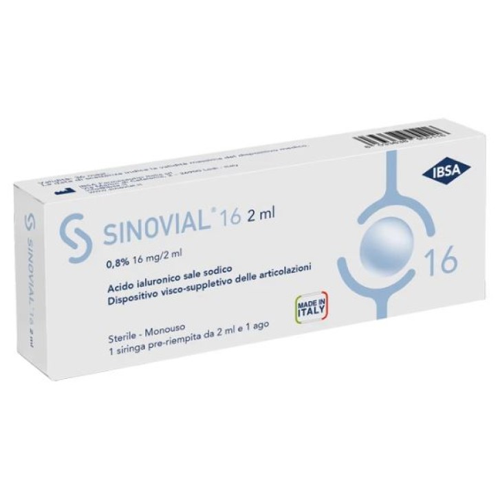 Sinovial 16 Siringa Preriempita 0,8% 2 ml 1 Pezzo