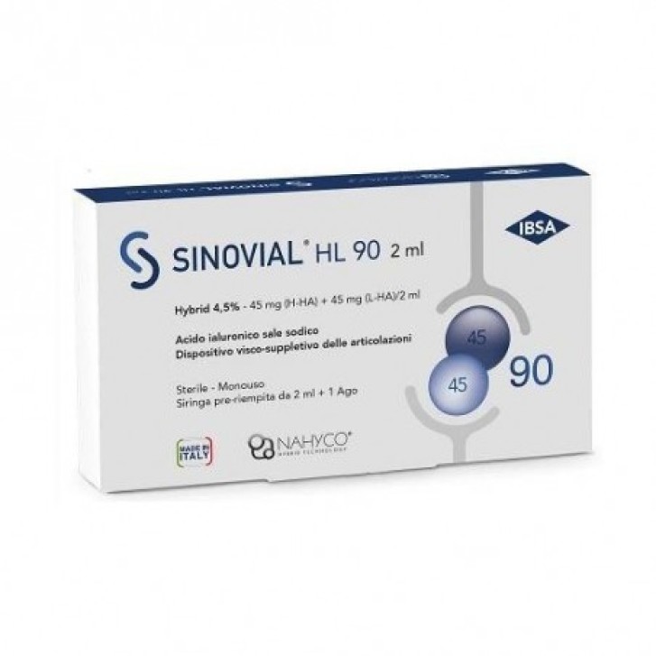 Sinovial HL 90 Siringa Pre-Riempita Acido Ialuronico 2 ml