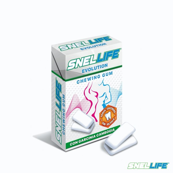 Snellife Evolution Chewing-Gum Senza Zucchero Menta 21 grammi