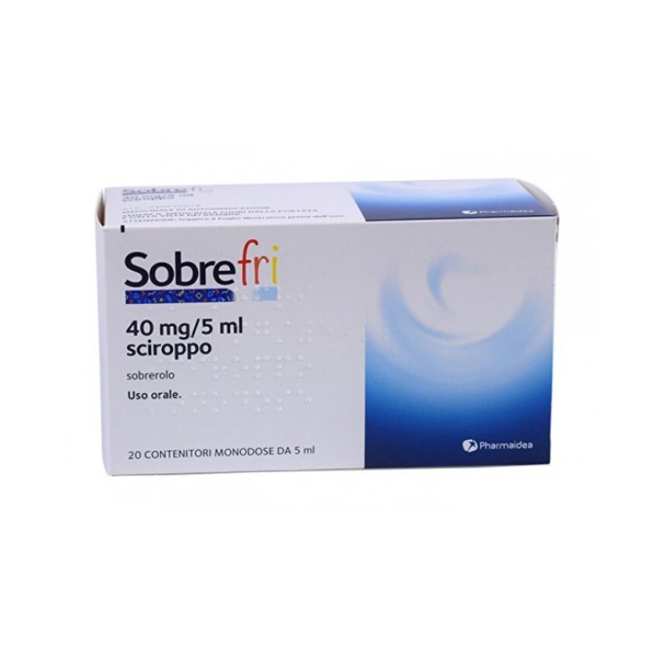 Sobrefri' Sciroppo 20 Flaconi 40 mg/5 ml
