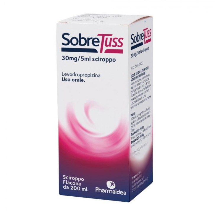 Sobretuss Sciroppo Tosse 30mg/5ml Levodropropizina 200 ml