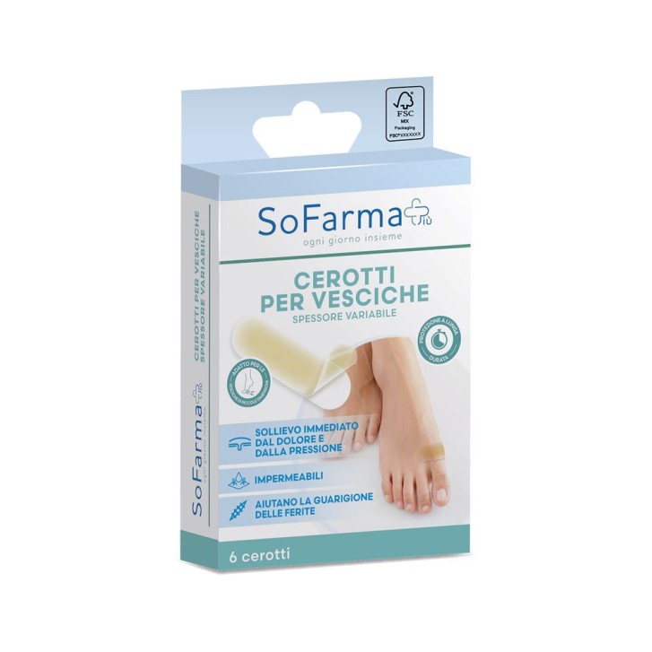 Sofarma+ Cerotto Vescica Piccolo 6 pezzi