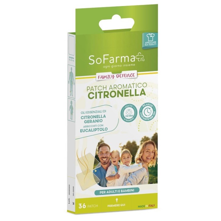 Sofarma+ Cerotto Patch Citronella 36 pezzi