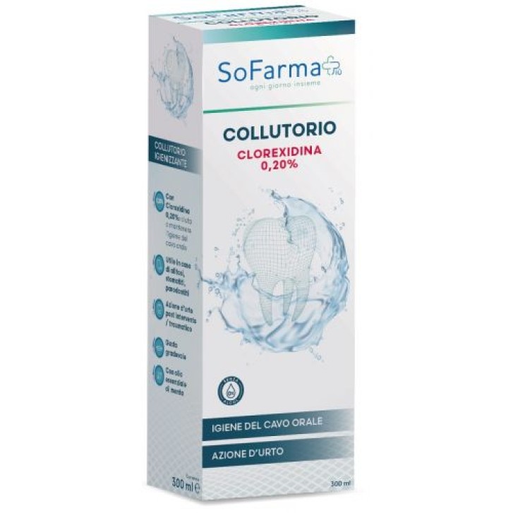 Sofarma+ Collutorio con Clorexidina 0,20% 300 ml