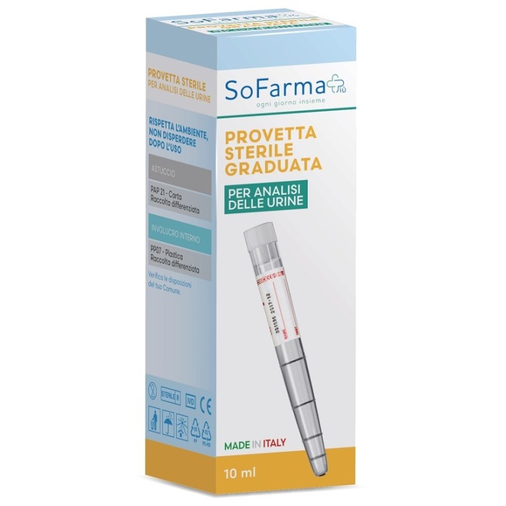 Sofarma+ Provetta Sterile Urine 10 ml