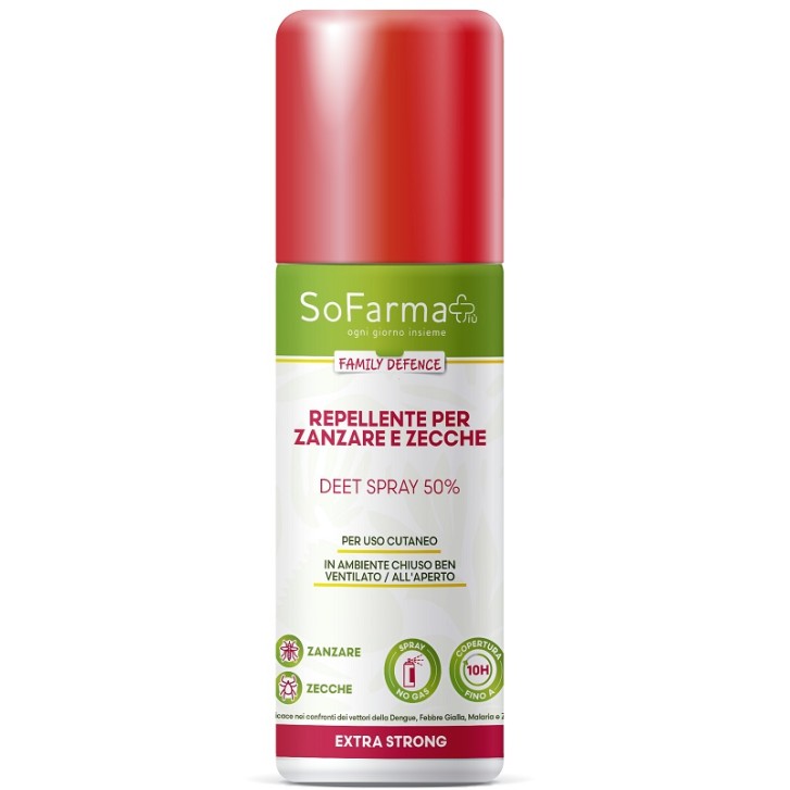 Sofarma+ Repellente Antizanzare Extra Strong 75 ml