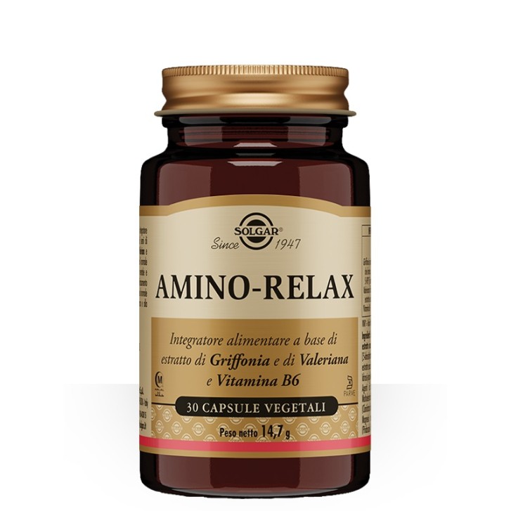Solgar Amino Relax 30 capsule - Integratore Benessere Mentale