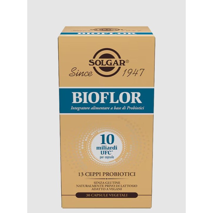 Solgar Bioflor 30 capsule - Integratori Fermenti Probiotici