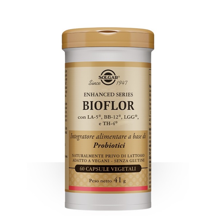 Solgar Bioflor 60 Capsule - Integratore Fermenti Probiotici