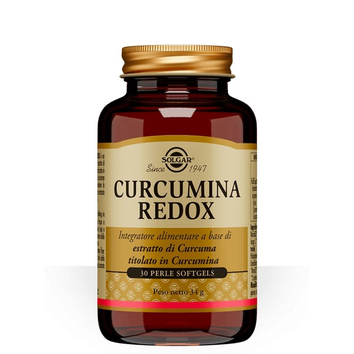 Solgar Curcumina Redox 30 Perle - Integratore Antiossidante