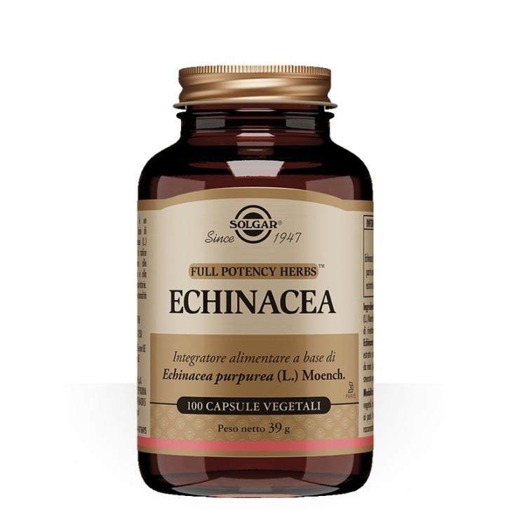 Solgar Echinacea 100 Capsule - Integratore Difese e Benessere Vie Respiratorie