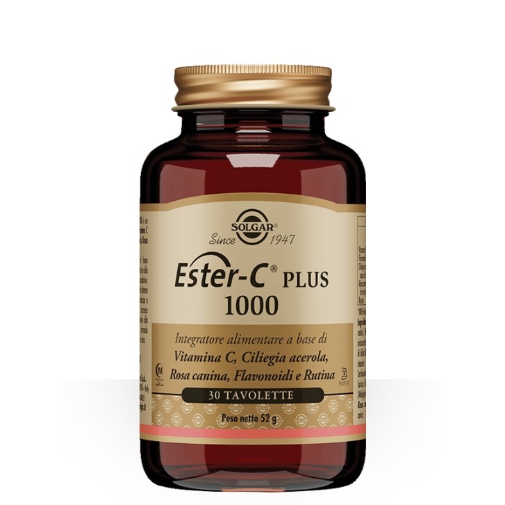 Solgar Ester C Plus 1000 30 tavolette - Integratore Vitamina C