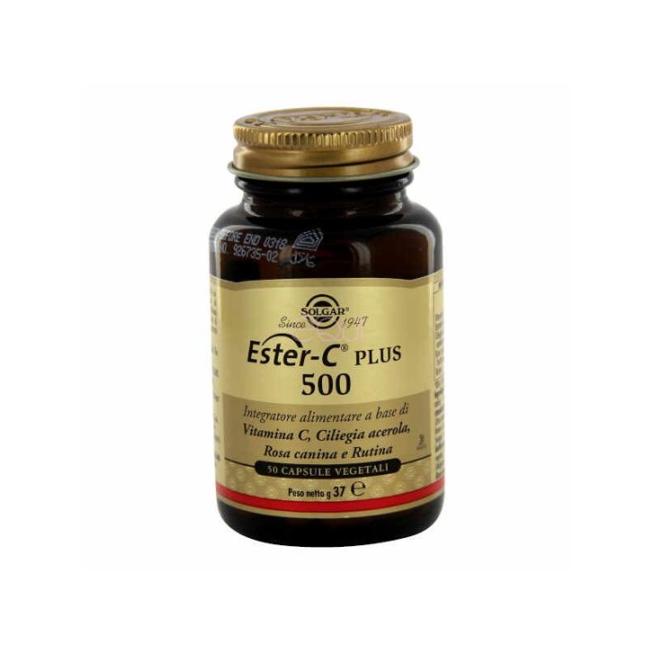 Solgar Ester C Plus 500 50 capsule vegetali - Integratore Alimentare