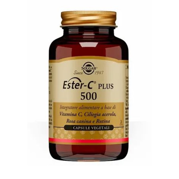 Solgar Ester C Plus 500 100 Capsule Vegetali - Integratore Vitamina C 