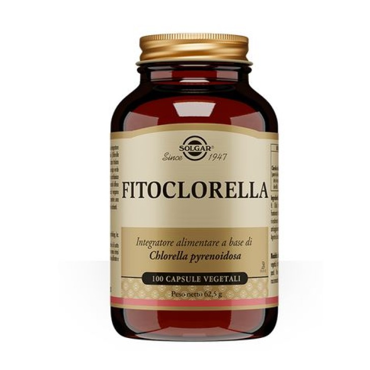 Solgar Fitoclorella 100 Capsule Vegetali - Integratore Antiossidante