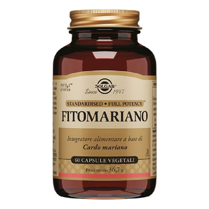 Solgar Fitomariano 60 Capsule - Integratore Funzionalità Digestiva