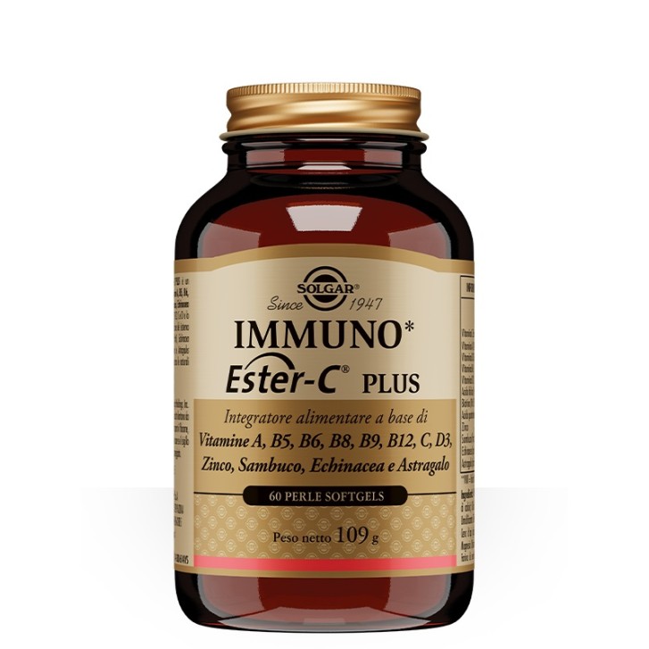 Solgar Immuno Ester-C Plus 60 perle - Integratore Sistema Immunitario