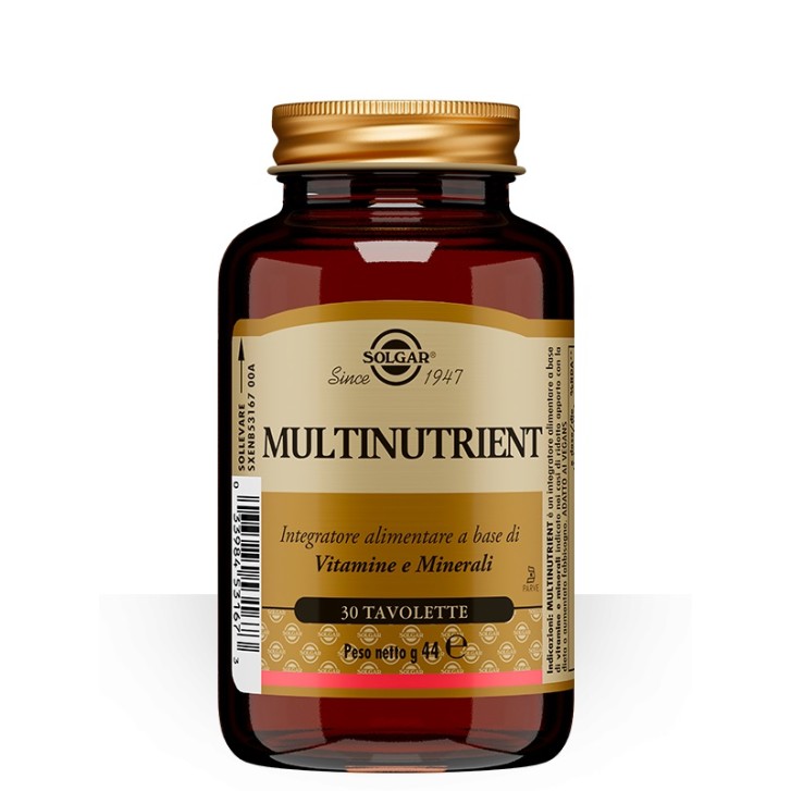 Solgar Multinutrient 30 tavolette - Integratore Multivitaminico