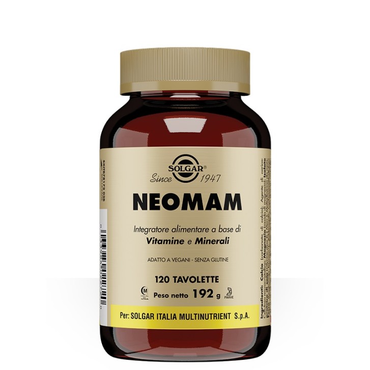 Solgar Neomam 120 Tavolette - Integratore Gravidanza e Allattamento