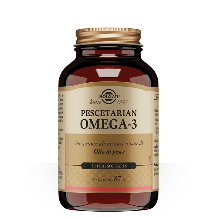 Solgar Pescetarian Omega 3 50 Perle - Integratore Alimentare