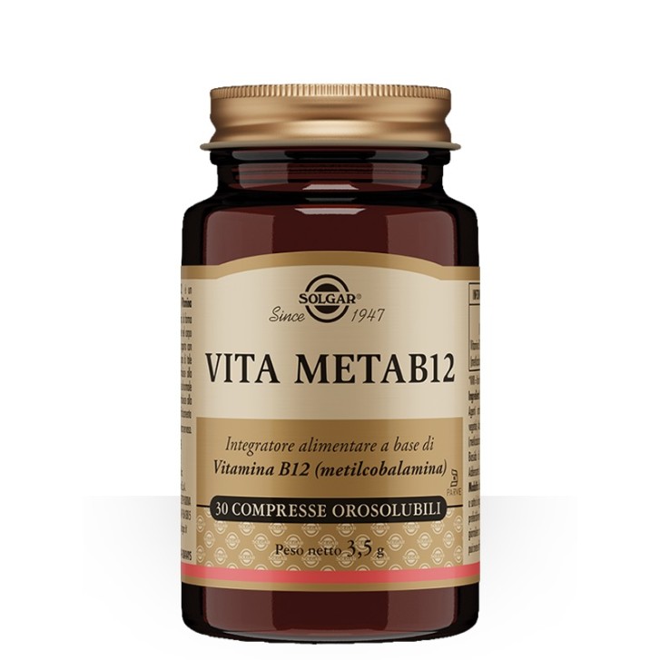 Solgar Vita MetaB12 30 Compresse - Integratore Alimentare
