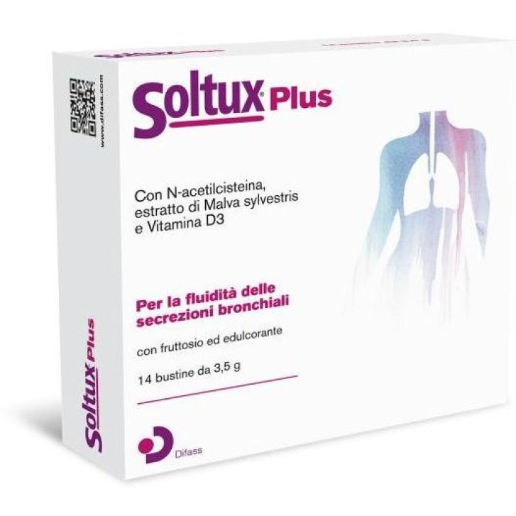Soltux Plus 14 Bustine - Integratore Tosse Grassa