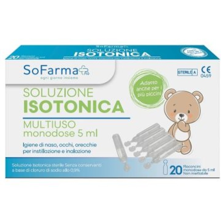 Sofarma+ Soluzione Salina Isotonica Igiene Nasale 20 flaconcini