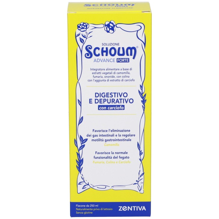 Soluzione Schoum Advance Forte 250 ml - Integratore Digestivo e Depurativo
