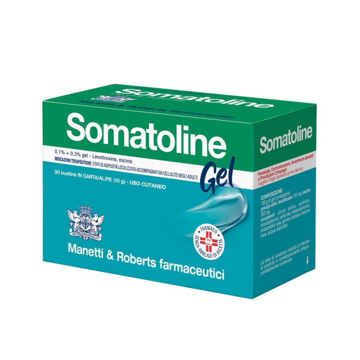 Somatoline Gel Trattamento Anticellulite 30 bustine