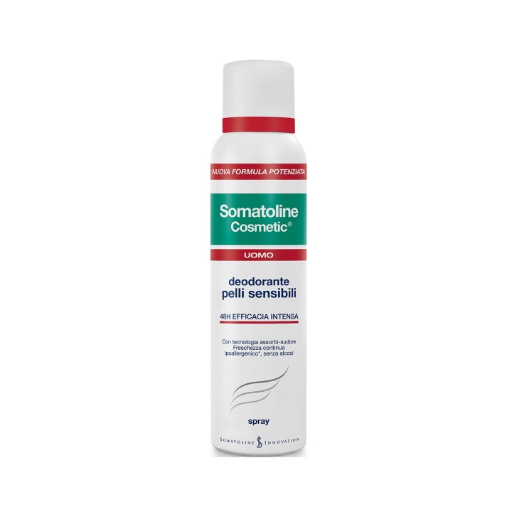 Somatoline Cosmetics Uomo Deodorante Spray Pelli Sensibili 150 ml