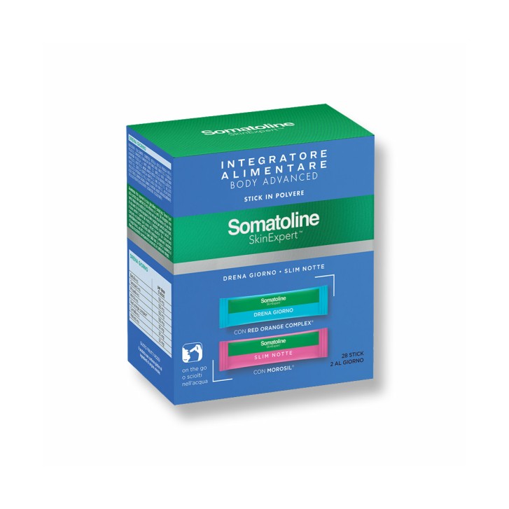 Somatoline Skin Expert Body Advanced 28 stick - Integratore Drenante e Snellente