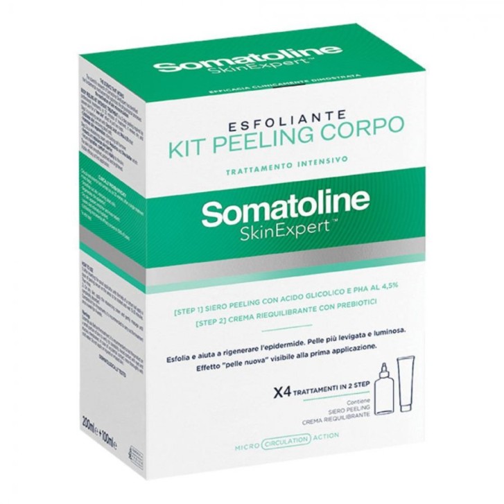 Somatoline Skin Expert Kit Peeling Corpo 4 trattamenti