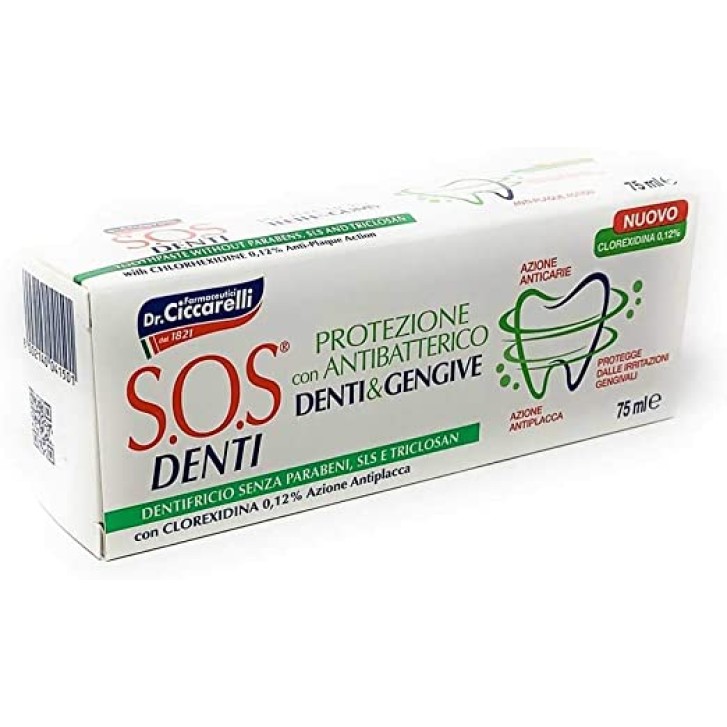 SOS Denti Dentifricio Antiplacca 75 ml