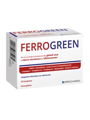 Specchiasol Ferrogreen 30 Compresse - Integratore Alimentare