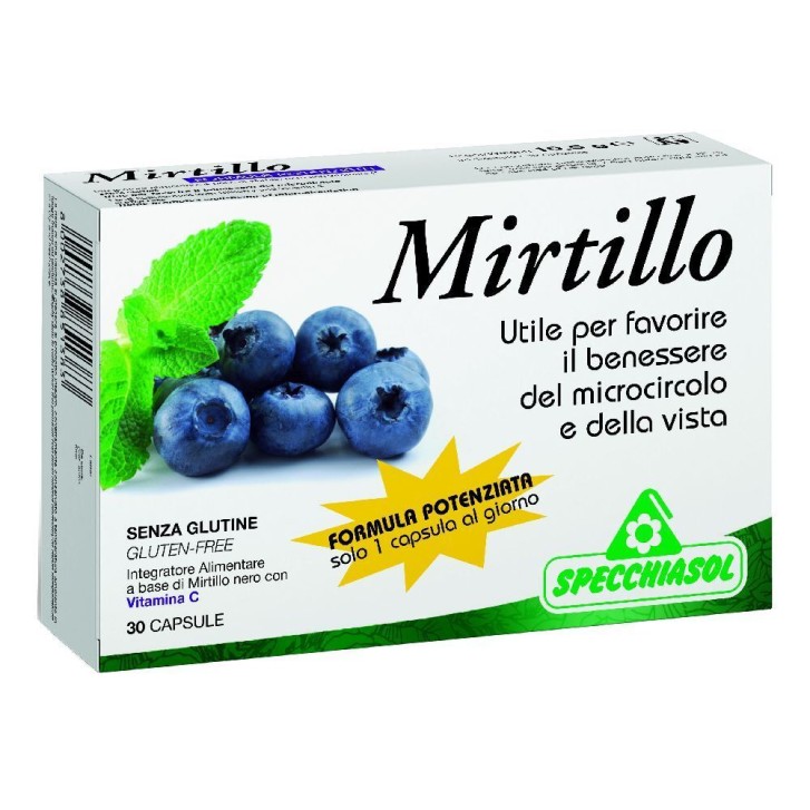 Specchiasol Mirtillo 30 Capsule - Integratore per Microcircolo e Vista