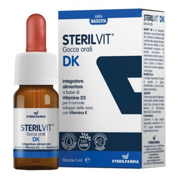 Sterilvit DK Gocce 5 ml - Integratore Coagulazione del Sangue