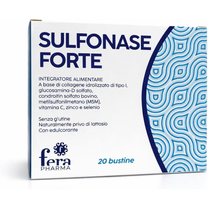 Sulfonase Forte 20 Bustine - Integratore Benessere Ossa e Cartilagini