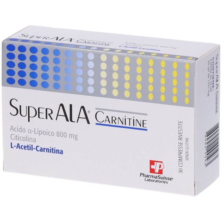 SuperALA Carnitine 30 Compresse - Integratore Sistema Nervoso