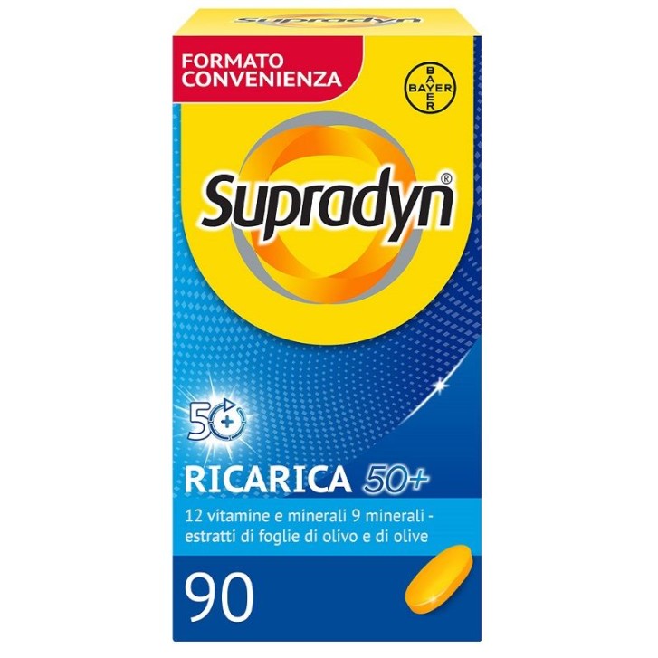 Supradyn Ricarica 50+ 90 Compresse - Integratore Vitamine e Minerali