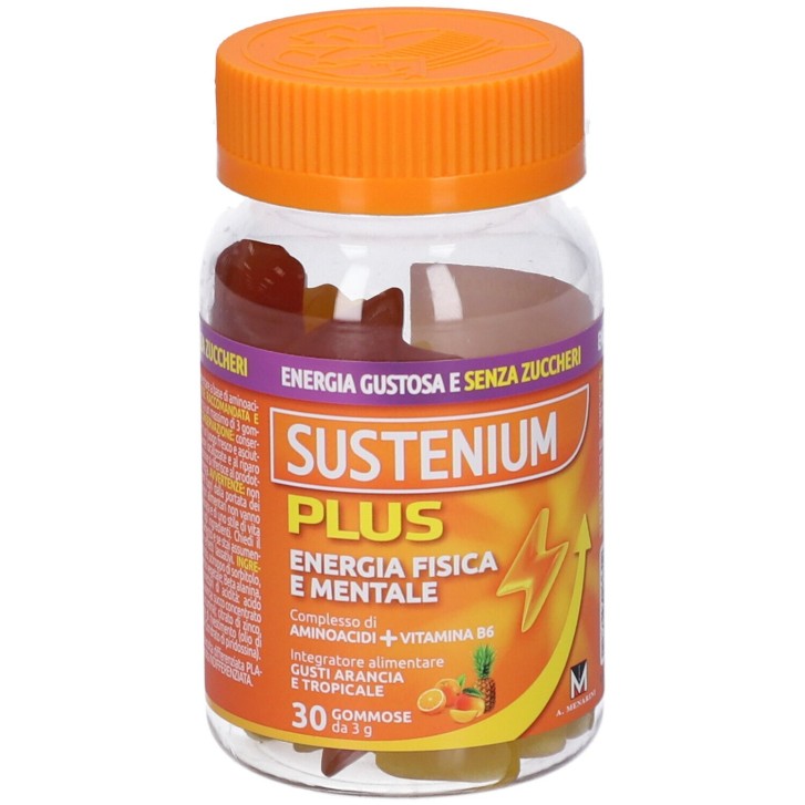 Sustenium Plus 30 Gommose - Integratore Energia Fisica e Mentale