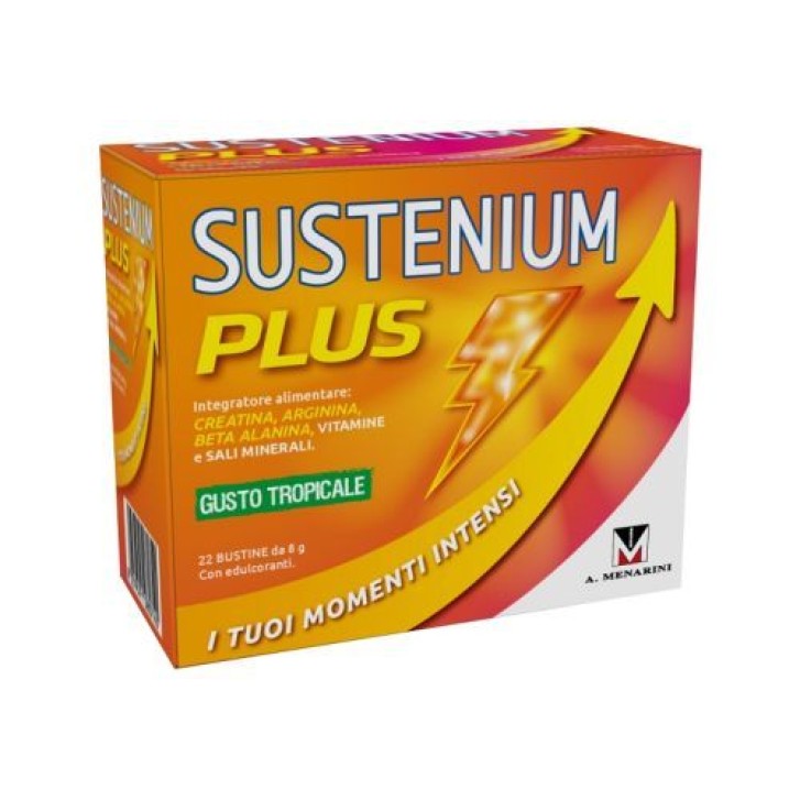 Sustenium Plus Gusto Tropicale 22 Bustine - Integratore Alimentare
