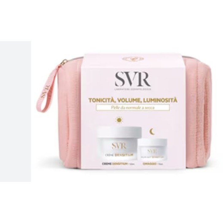 Svr Densitium Set Crema Viso + Balsamo Notte con Pochette