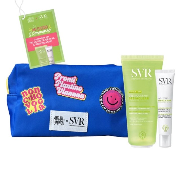 SVR Insulti Luminosi Sebiaclear Set Mat+Pores + Gel Moussant