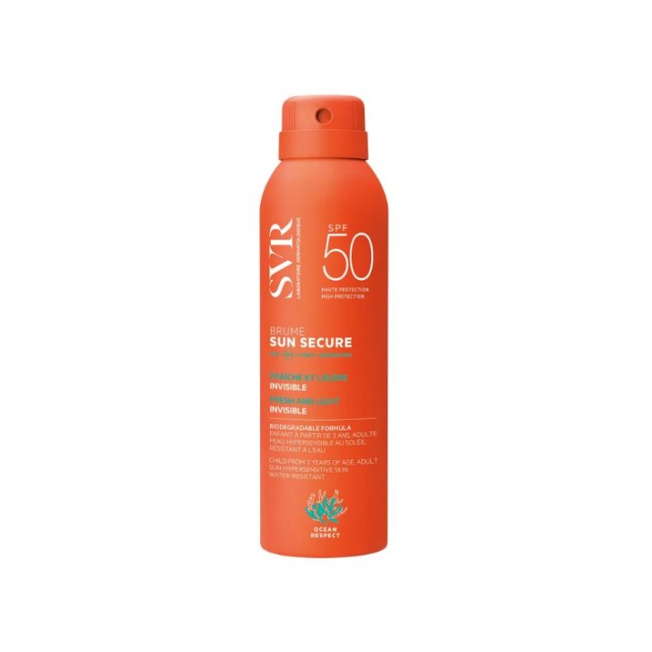 SVR Sun Secure Brume SPF 50+ Spray Solare Viso e Corpo 200 ml