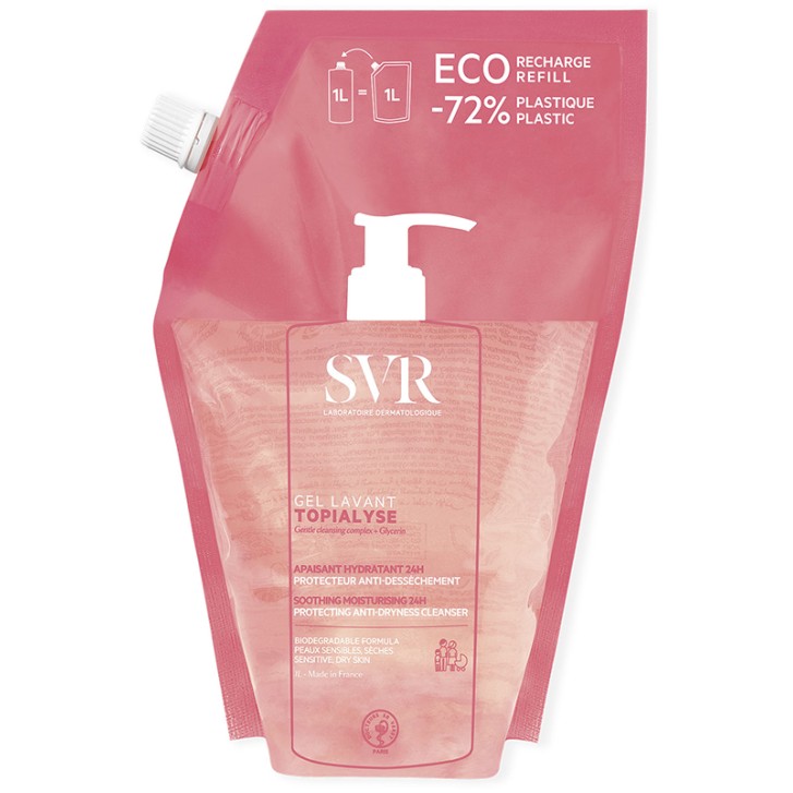 SVR Topialyse Gel Lavant Eco-Refill 1 L