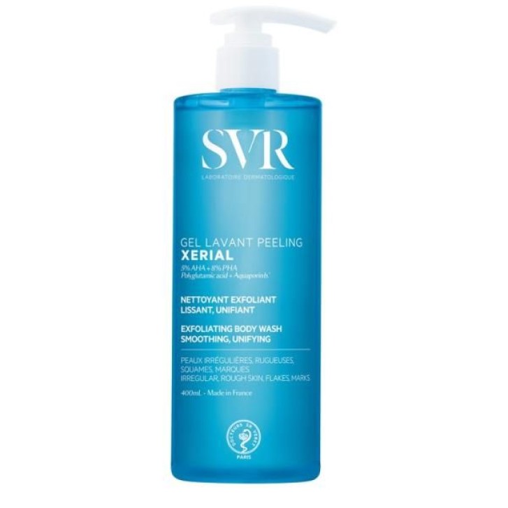 SVR Xerial Gel Lavant Peeling 400 ml