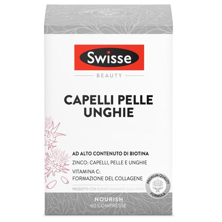 Swisse Capelli Pelle Unghie 60 Compresse - Integratore Biotina