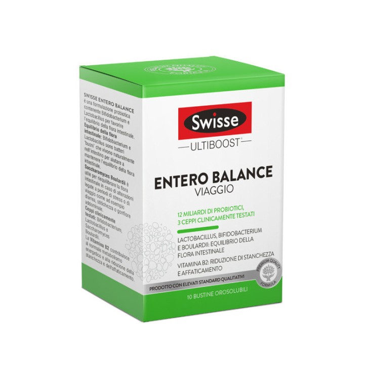 Swisse Entero Balance Viaggio 10 Bustine - Integratore Probiotici