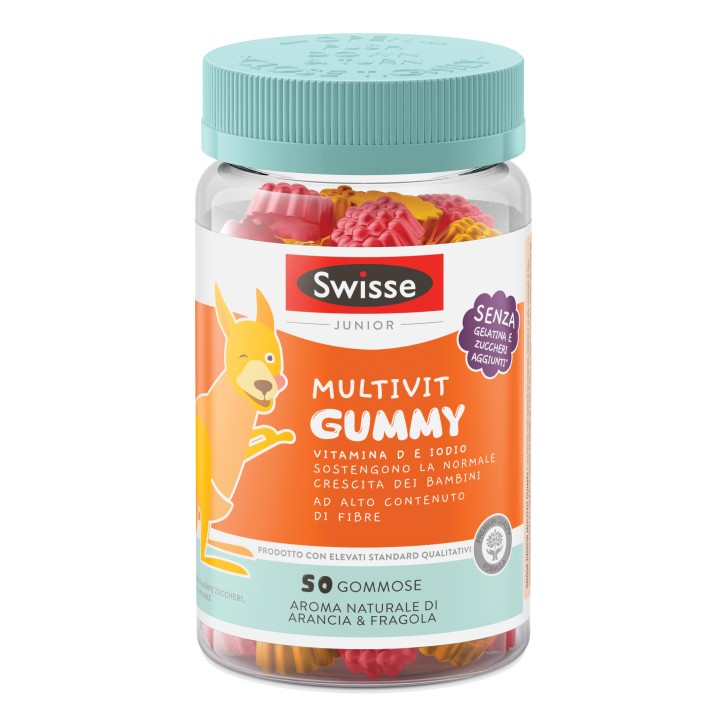 Swisse Junior Multivit Gummy 50 Gommose - Integratore Multivitaminico