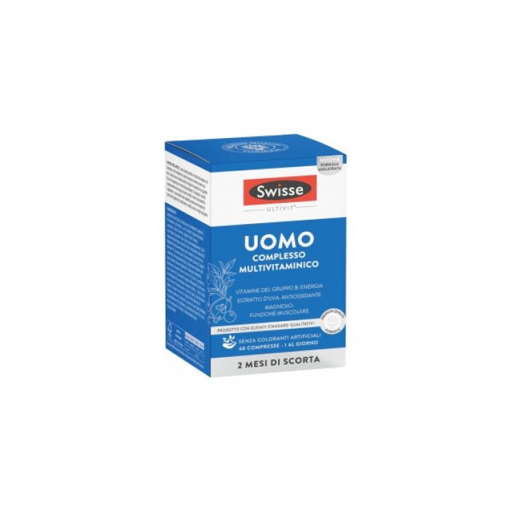 Swisse MultiVitaminico Uomo 60 capsule - Integratore Alimentare